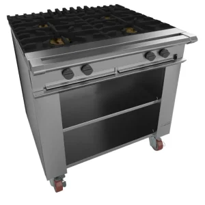 Falcon - Chieftain 4 Burner Gas Boiling Table on Castors G1026X