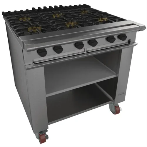 Falcon - Chieftain 6 Burner Gas Boiling Table on Castors G1060X