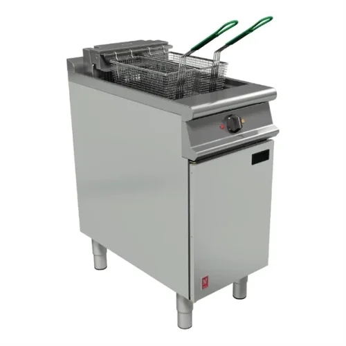 Falcon - Dominator Single Tank Twin Basket Free Standing Electric Filtration Fryer E3840F