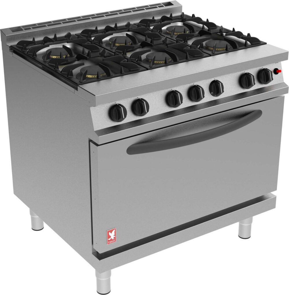 Falcon - Six Burner Dominator Plus Gas Oven Range G3101D