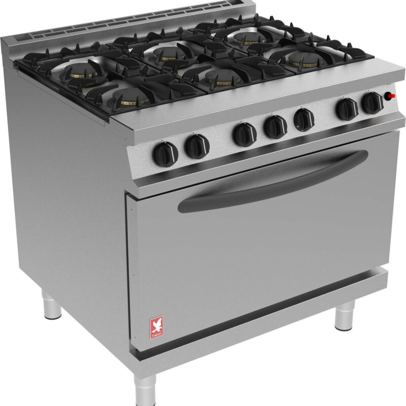 Falcon - Six Burner Dominator Plus Gas Oven Range G3101D